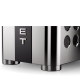 Rocket Appartamento TCA Stål/Svart Espressomaskin Inkl. Eureka Mignon Zero 65 Speedy Matt Svart Espressokvarn