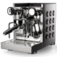 Rocket Appartamento TCA Stål/Svart Espressomaskin Inkl. Eureka Mignon Zero 65 Speedy Matt Svart Espressokvarn
