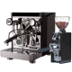 Rocket Giotto Fast V Svart Espressomaskin Inkl. Eureka Mignon Libra 65 Krom/Matt Svart Espressokvarn