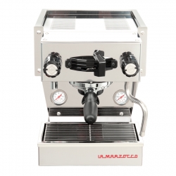 La Marzocco Linea Micra Espressomaskin Rostfritt Stål Inkl. Eureka Atom W 65 Casa Mattsvart Espressokvarn