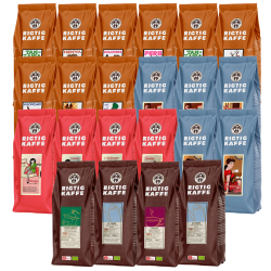 Rigtig Kaffe Mixpaket - 18 varianter