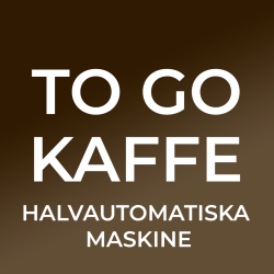 To Go-Kaffe Halvautomatiska Maskin