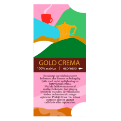 Rigtig Kaffe Gold Crema 12x1 kg Hele Kaffebönor