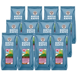 Rigtig Kaffe Gold Crema 12x1 kg Hele Kaffebönor