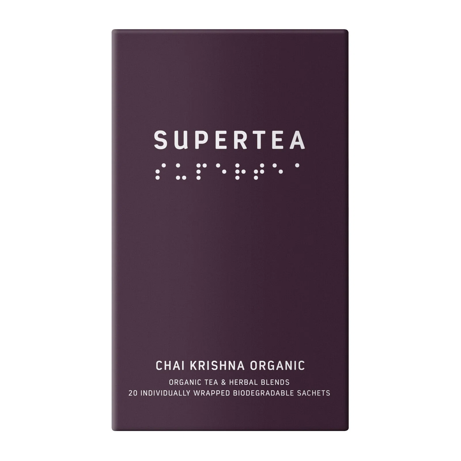 Supertea Chai Krishna Ekologiska Tep&aring;sar 20 st