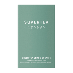 Supertea Green Tea Lemon Ekologiska Tepåsar 20 st