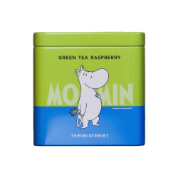 Moomin Green Tea Raspberry – Löst grönt te 100 g