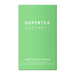 Supertea Green Tea Mint Ekologiska Tepåsar 20 st