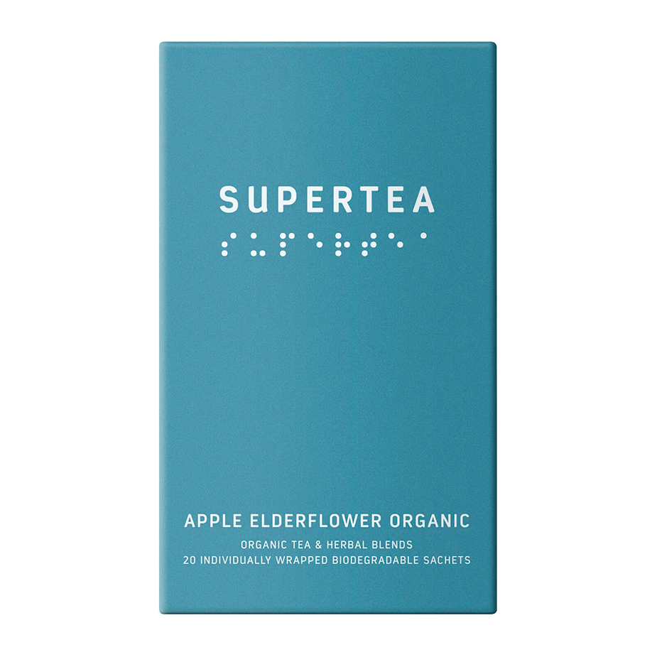 Supertea Apple Elderflower Ekologiska Tep&aring;sar 20 st