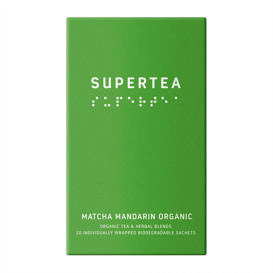 Supertea Matcha Mandarin &ndash; Ekologiska tep&aring;sar 20 st