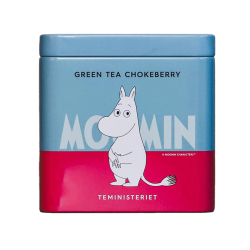 Moomin Green Tea Chokeberries – Löst grönt te 100 g