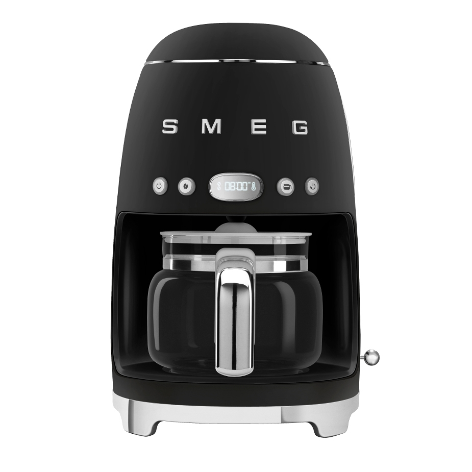 Smeg DCF02BLMEU Droppkaffebryggare Matt Svart
