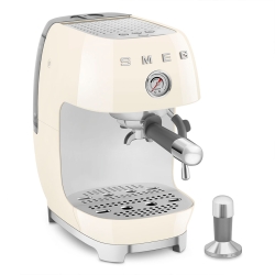 Smeg ECF03CREU Manuell Espressomaskin Creme