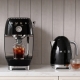 Smeg ECF03BLEU Manuell Espressomaskin Svart