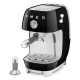 Smeg ECF03BLEU Manuell Espressomaskin Svart