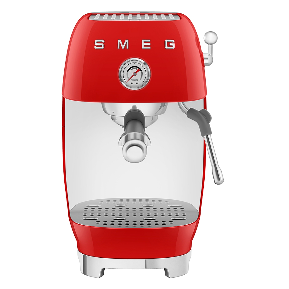 Smeg ECF03RDEU Manuell Espressomaskin R&ouml;d
