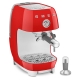 Smeg ECF03RDEU Manuell Espressomaskin Röd