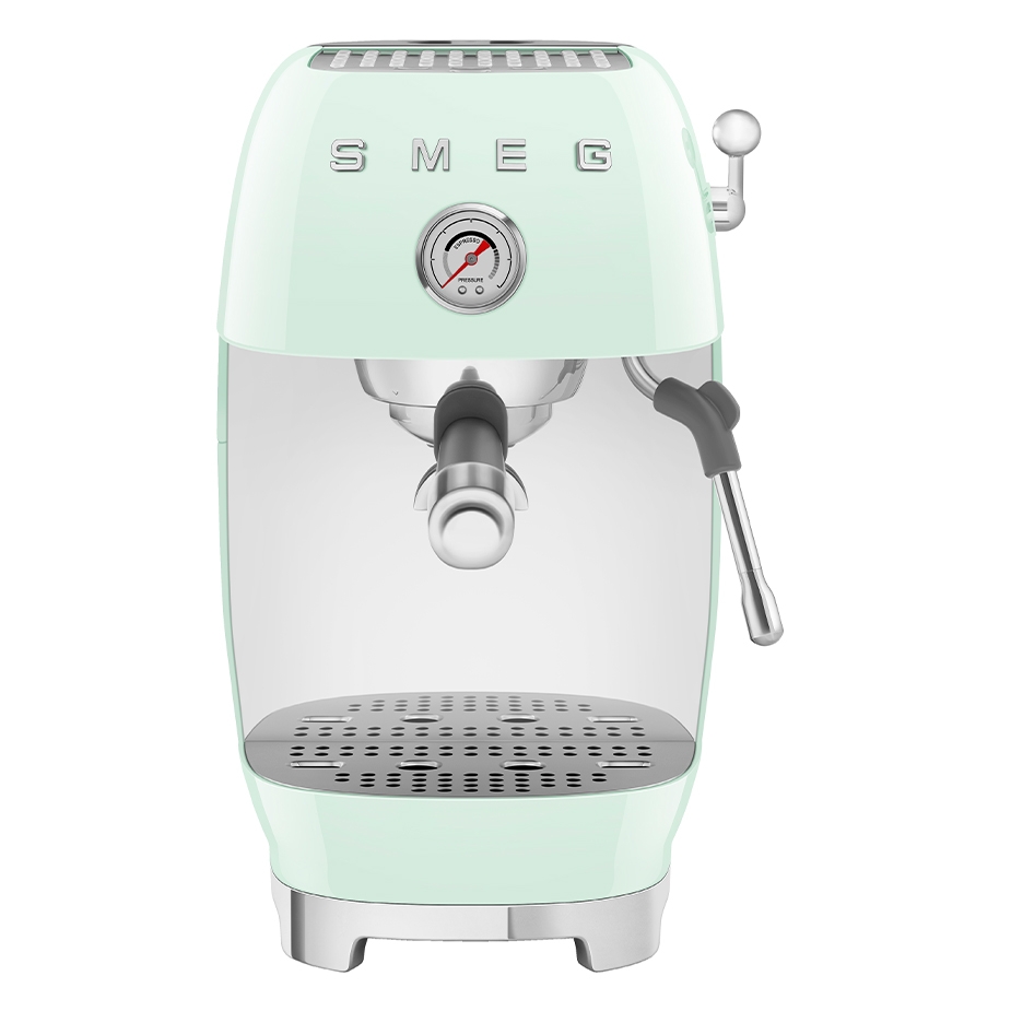 Smeg ECF03PGEU Manuell Espressomaskin Pastellgr&ouml;n