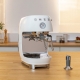 Smeg ECF03WHEU Manuell Espressomaskin Vit