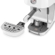 Smeg ECF03WHEU Manuell Espressomaskin Vit