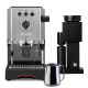 Gaggia Classic UP Espressomaskin i Stål inkl. Timemore Bricks Kvarn 01S & Mjölkkanna 0,35 L