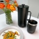 Scanpan Termo 8 Koppars Kaffepress Black inkl. Scanpan Termomugg 0,28 L Black