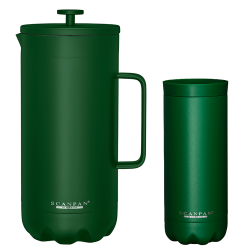 Scanpan Termo Kaffepress Forest Green inkl. Scanpan Termomugg 0,28 L Forest Green