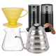 Filterbryggset Inkl. Timemore Server 600ml, Hario Dripper Gul, IKAPE-Kittel, House of Barista Mjölkskummare & Kaffekvarn