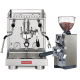 La Pavoni New Cellini Evolution LPSCVS01NO Espressomaskin Inkl. Eureka Mignon Libra 65 Chrome Espressokvarn