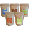 Smaksatt Kaffe Mixpaket 5x225g Hela kaffebönor