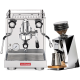 La Pavoni New Cellini Classic LPSCCS01EU Espressomaskin Inkl. Eureka Mignon Zero 65 Speedy Chrome Espressokvarn