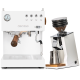 Ascaso Steel Duo PID White Espressomaskin Inkl. Eureka Mignon Zero 65 Speedy Vit Espressokvarn