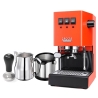 Gaggia Classic E24 Lobster Red Espressomaskin Inkl. Baristautrustning