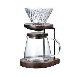 Hario Drip Stand Set Valnötsträ