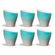 Club House Volcano Espressokopp Light Blue 9 cl 6 Stk