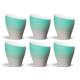 Club House Volcano Espressokop Aquamarine 9 cl 6 Stk