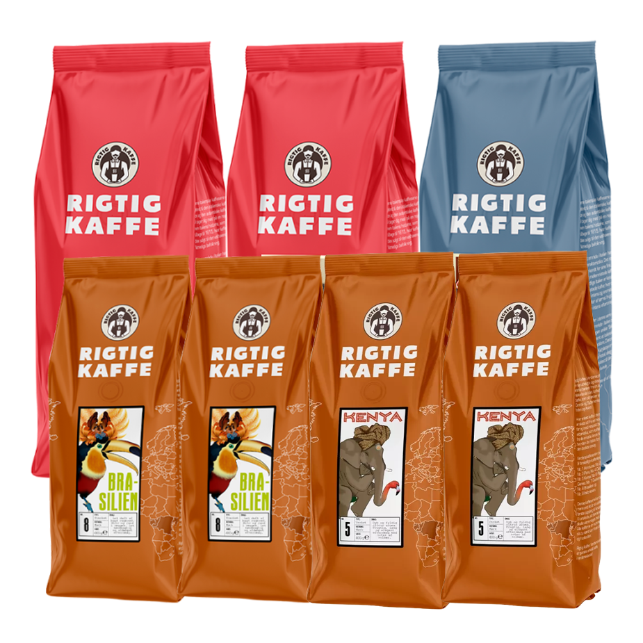 Rigtig Kaffe Bestsellers Mixpaket 4,6kg