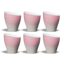 Club House Volcano Espressokop Pink 9 cl 6 Stk