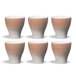 Club House Volcano Dubbel Espressokopp Sand 12,5 cl 6 Stk