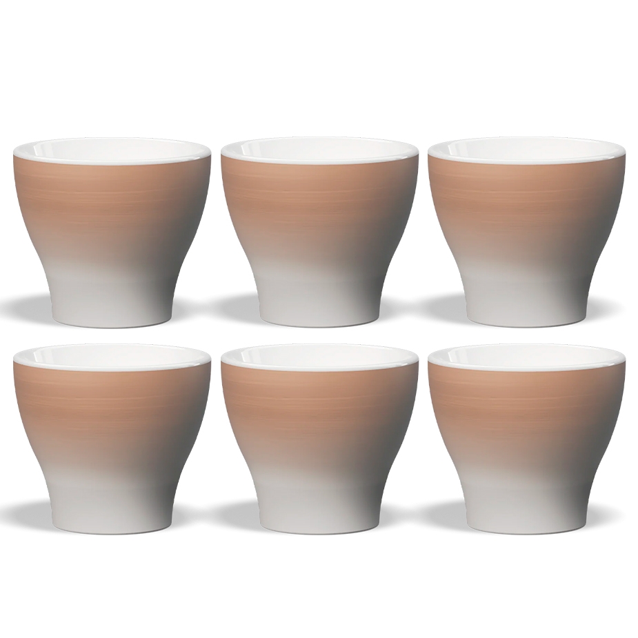 Club House Volcano Cappuccinokopp Sand 21 cl 6 Stk