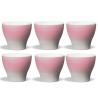 Club House Volcano Cappuccinokopp Pink 21 cl 6 Stk