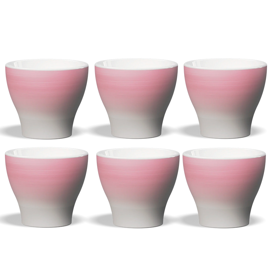 Club House Volcano Cappuccinokopp Pink 21 cl 6 Stk