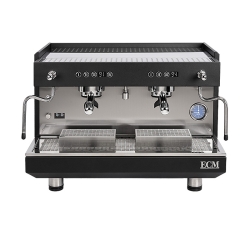 ECM Compact HX-2 PID Professionell 2-gruppers espressomaskin, svart