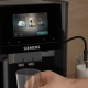 Siemens TP727E06 EQ700 Midnatt Silvermetallic Espressomaskin