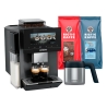 Siemens TQ925EZ5 EQ900 Plus Espressomaskin inkl. AutoCalc'n Clean, Termokanna & 2 kg Rigtig Kaffe Hela kaffebönor