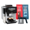 Siemens TQ923EZ3 EQ900 Plus Espressomaskin Inkl. AutoCalc'n Clean, Termoskanna & 2 kg Rigtig Kaffe Hela kaffebönor