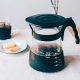 Hario V60 Coffee Server 0,45L Inkl. House of Barista Elektrisk Kaffekvarn & Mjölkskummare