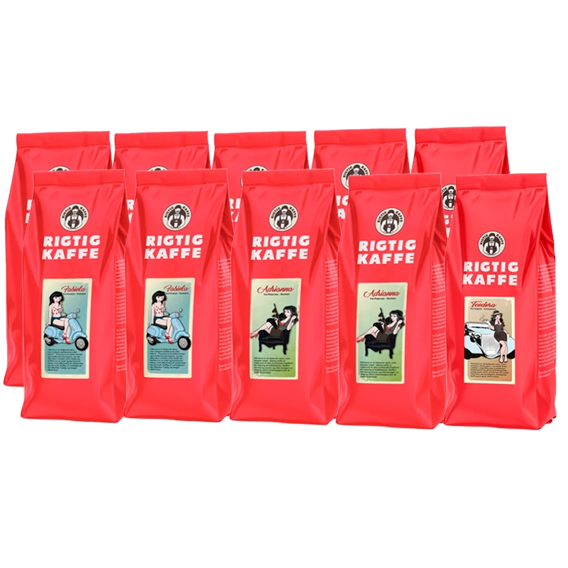 Rigtig Kaffe Italienska Mixpaket 6kg