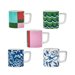 La Cafetière Keramisk Espressokopp 12 cl 5 st