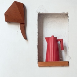 Alessi Plissé Vattenkokare 1,7 L Röd